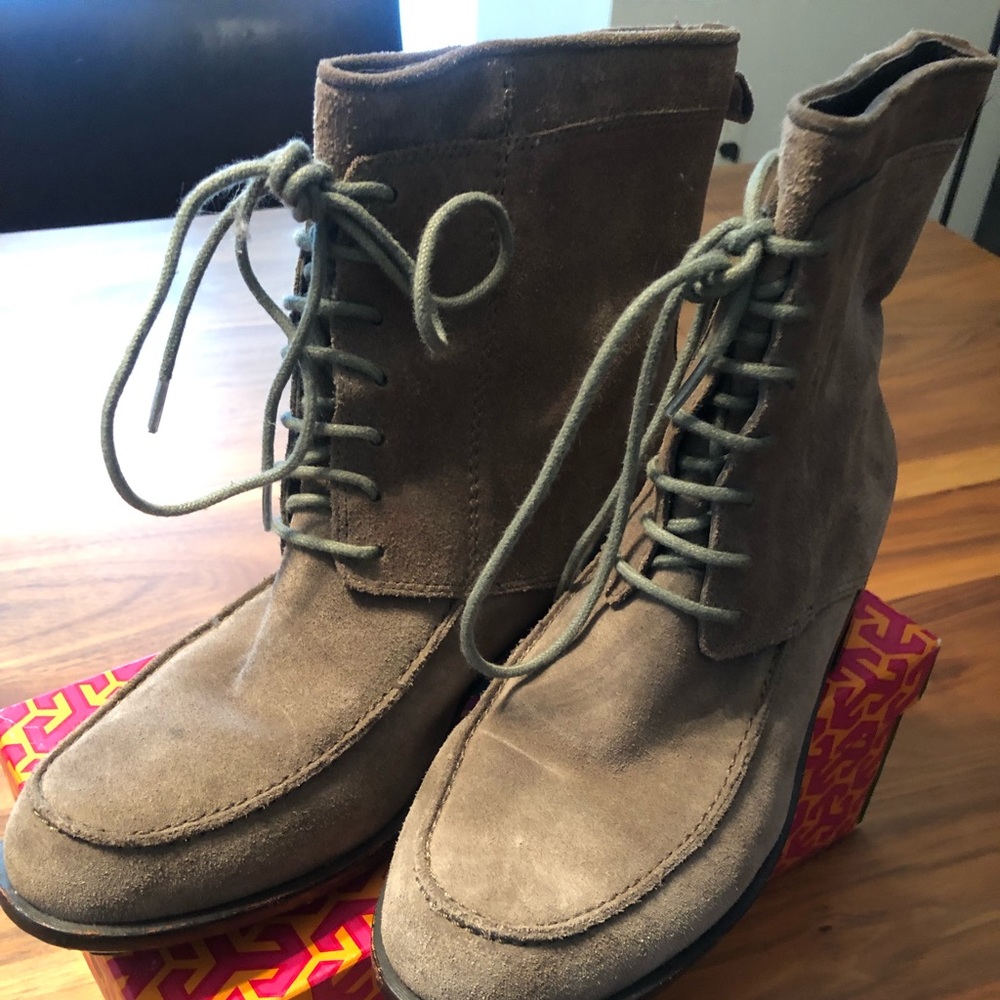 Leather booties